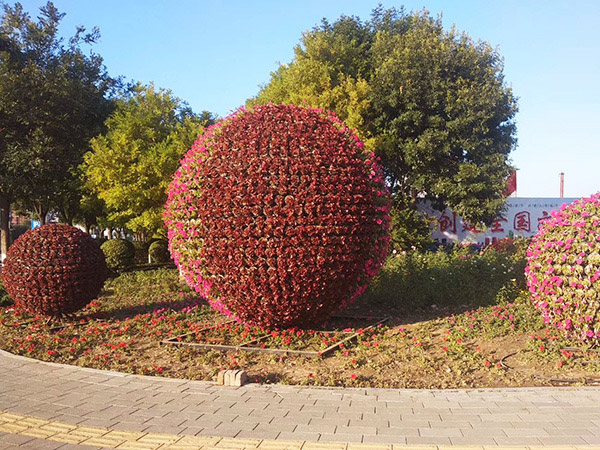 鐵藝花柱花球